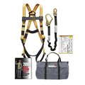 Super Anchor Safety Mini-MAX Carry Bag Kit: No. 6069 5pt Universal Size Hi-Viz Harness 4301